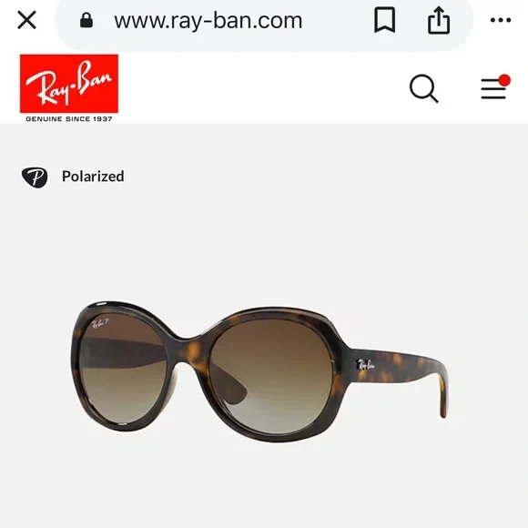 Ray-Ban 4181  Brown Women's Sunglasses with Case - Picture 8 of 12